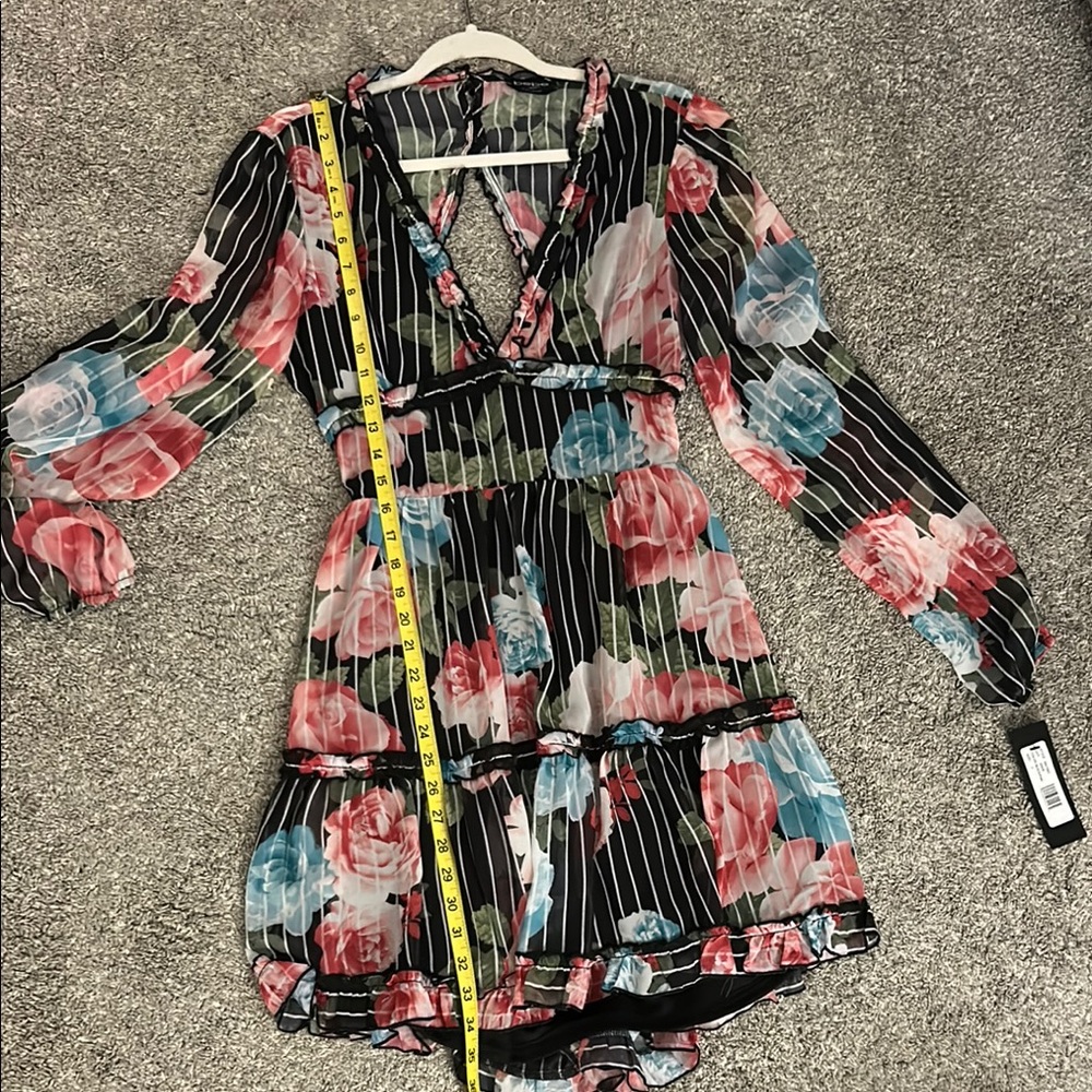 Black and Floral Dress by Bebe - Picture 8 of 8